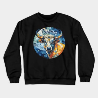 Taurus Zodiac Star Sign Astrology Crewneck Sweatshirt